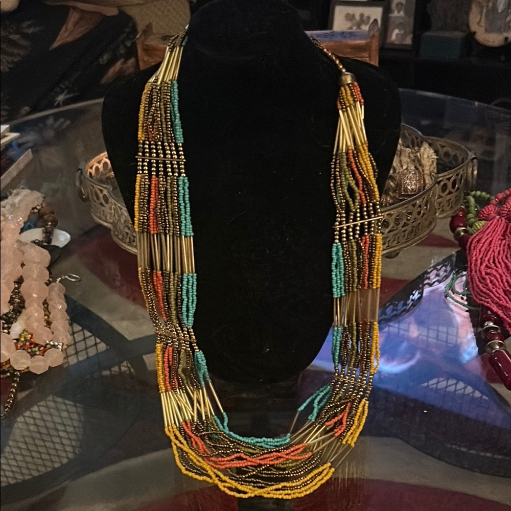 Multicolor Beaded Necklace